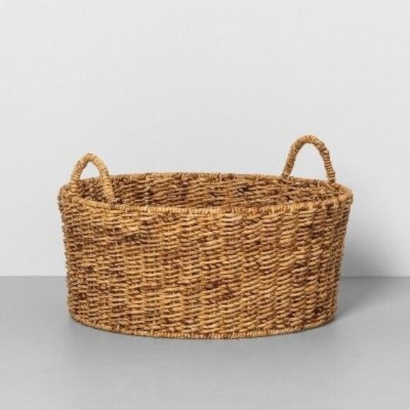 Hearth & Hand Magnolia Woven Tree Collar Basket w/ Handles Target Christmas 2020 - Picture 1 of 11